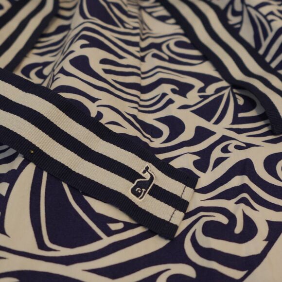 VINEYARD VINES TARGET BELTED SLEEVELESS SUNDRESS ROUGH SEAS RUFFLED STRAPS M - Picture 6 of 12